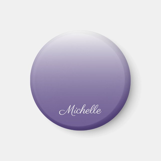 Íman Ambre ultra violeta personalizada de gradiente (Frente)
