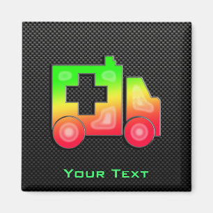 Íman Ambulância lustrosa