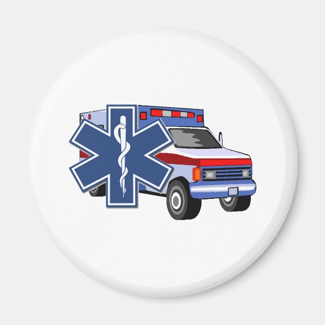 Íman Ambulância Para Respostas Paramédicas do EMS EMT (Frente)