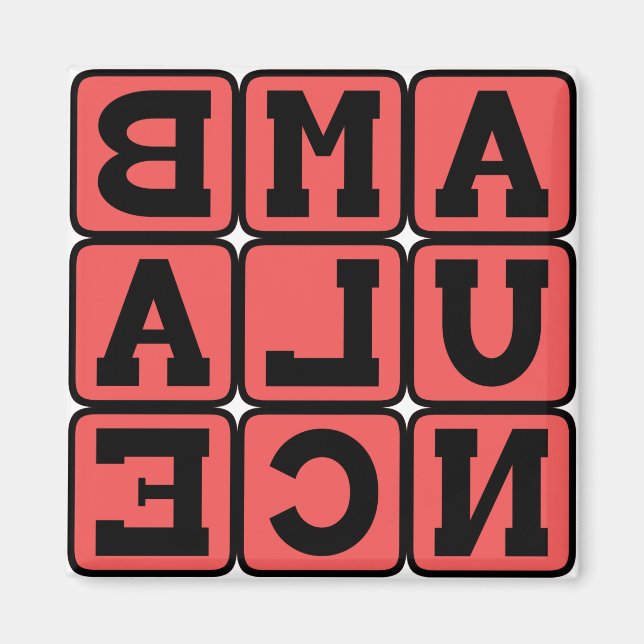 Íman Ambulância, veículo de emergência (Frente)