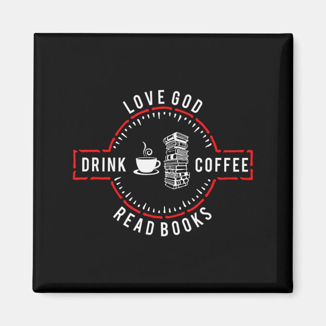 Íman Ame a Deus Beba Café Leia Livros  (Frente)