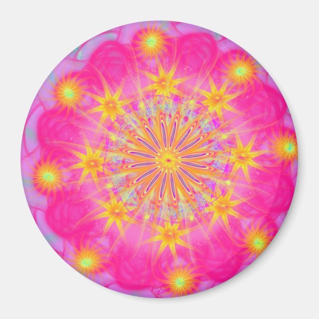 Íman Ame a energia pela flor da energia (Frente)