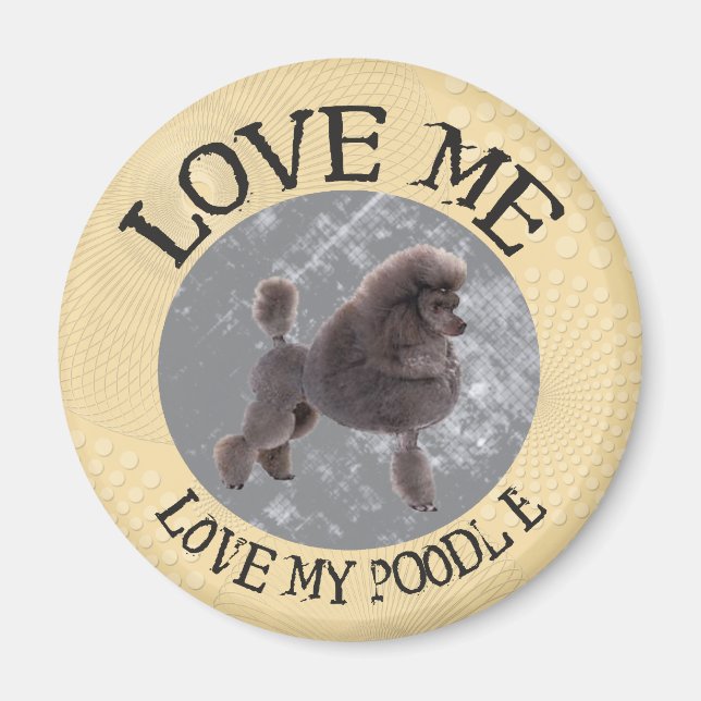 Íman Ame-me, ame meu Poodle (Frente)