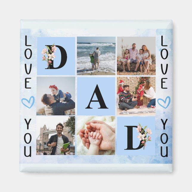 Íman Ame-O A Colagem Personalizada De Fotografias - Per (Frente)