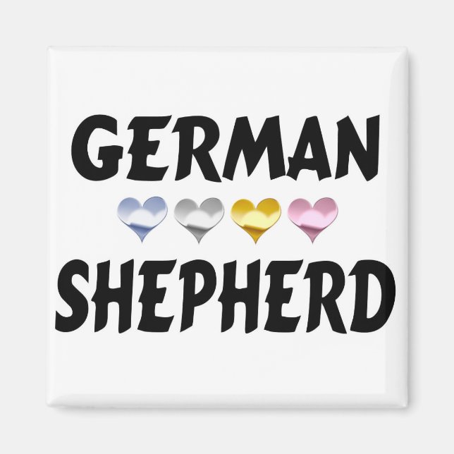 Íman Ame o German shepherd Magnet (Frente)