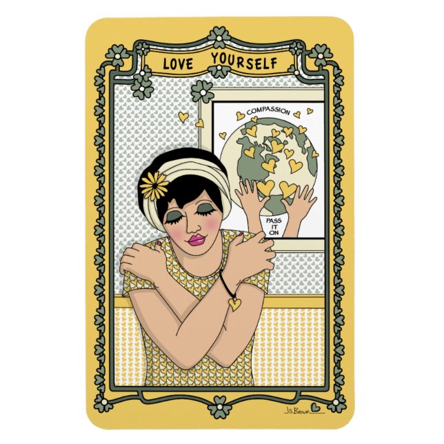 Íman Ame-se_C_4x6 Frigerador Magnet (Vertical)