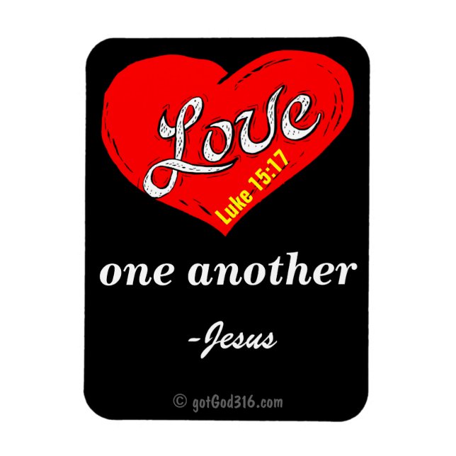 Íman Ame um ao outro gotGod316.com Jesus (Vertical)