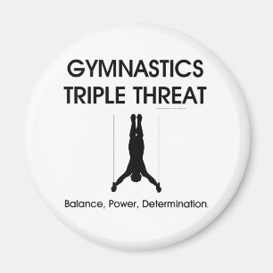 Íman Ameaça SUPERIOR triplicar-se da ginástica (homen
