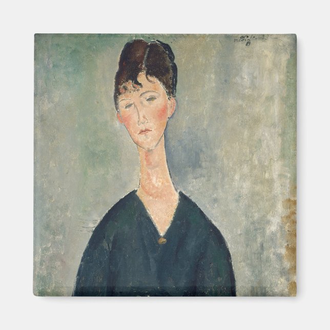 Íman Amedeo Modigliani - Cantor de café (Frente)