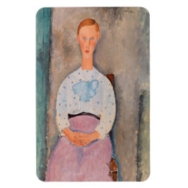 Íman Amedeo Modigliani - Garota com uma blusa Polka-Dot