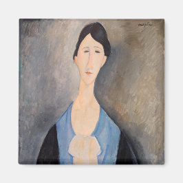 Íman Amedeo Modigliani - Jovem Mulher de Azul