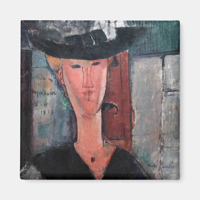 Íman Amedeo Modigliani - Madame Pompadour (Frente)