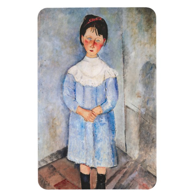 Íman Amedeo Modigliani - Menina de Azul (Vertical)