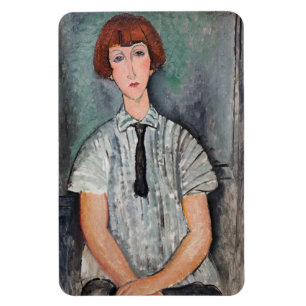 Íman Amedeo Modigliani - Menina em uma Blusa Strike