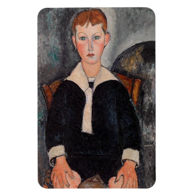 Íman Amedeo Modigliani - Menino de um Terno de Marinhei (Vertical)