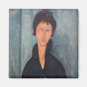 Íman Amedeo Modigliani - Mulher com Olhos Azuis