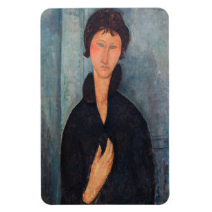 Íman Amedeo Modigliani - Mulher com Olhos Azuis