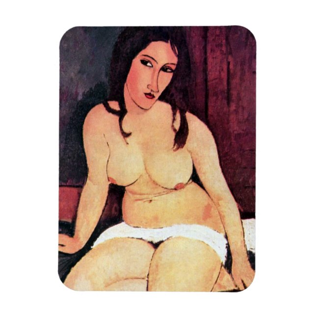 Íman Amedeo Modigliani - Mulher Sentada (Vertical)