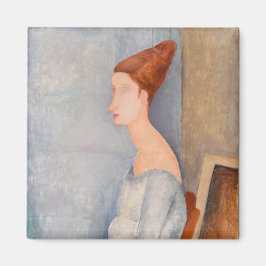 Íman Amedeo Modigliani - Retrato Jeanne Hebuterne #3