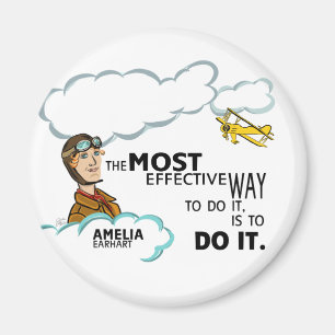 Íman Amelia Earhart a maioria de modo eficaz FÁ-LO
