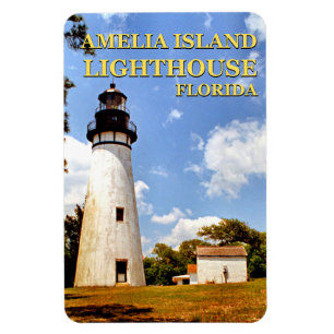 Íman Amelia Island Lighthouse, Flórida Flexi Magnet