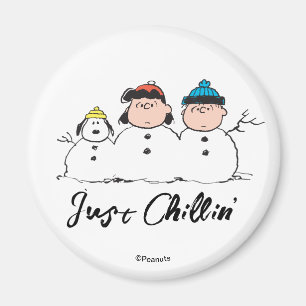 Íman Amendoins   3 Pessoa Snowman