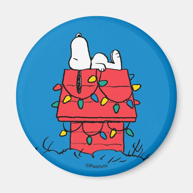 Íman Amendoins | Cachorro de Snoopy com Luzes (Frente)