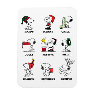 Íman Amendoins Florestas de Natal de Snoopy