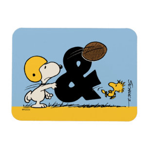 Íman Amendoins   Futebol Snoopy & Woodstock