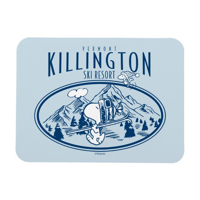 Íman Amendoins | Killington Ski Resort Vermont (Horizontal)