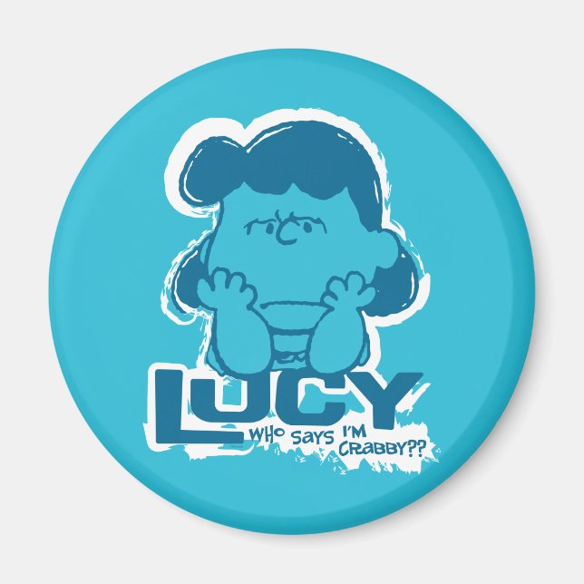 Íman Amendoins Lucy Quem diz que sou Crabby? (Frente)