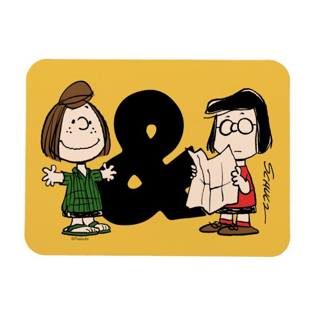 Íman Amendoins | Peppermint Patty & Marcie (Horizontal)