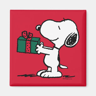 Íman Amendoins Presente de Natal Snoopy Giver