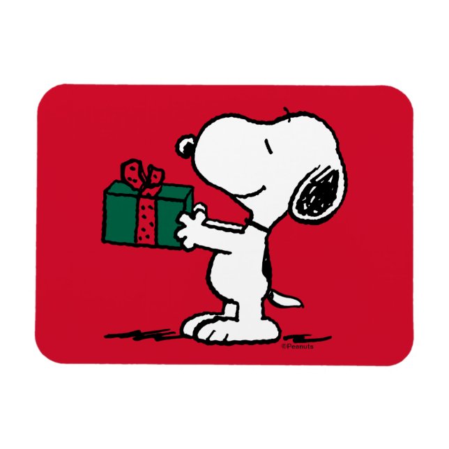 Íman Amendoins | Presente de Natal Snoopy Giver (Horizontal)