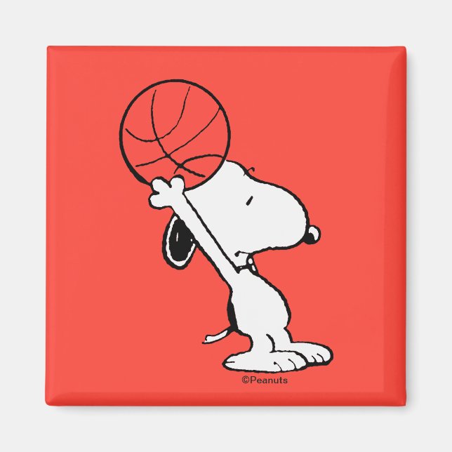 Íman Amendoins | Snoopy Basball Hoop Shot (Frente)