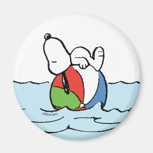 Íman Amendoins   Snoopy Beach Ball Beach