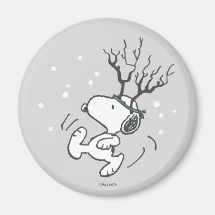 Íman Amendoins Snoopy Reindeer