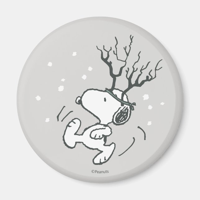Íman Amendoins | Snoopy Reindeer (Frente)