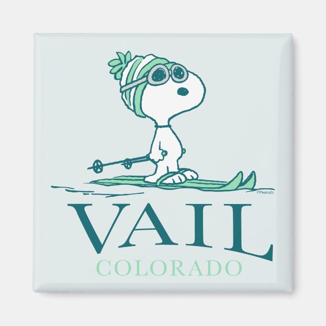 Íman Amendoins | Snoopy Vail Colorado (Frente)