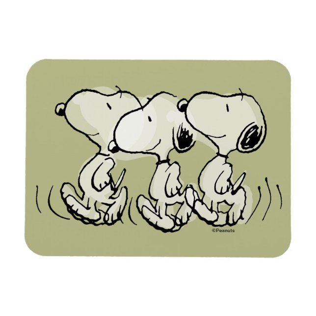 Íman Amendoins | Snoopy Walking Alto (Horizontal)