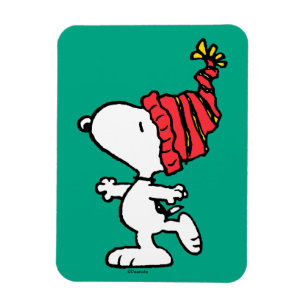 Íman Amendoins Snoopy Winter Beanie Boné