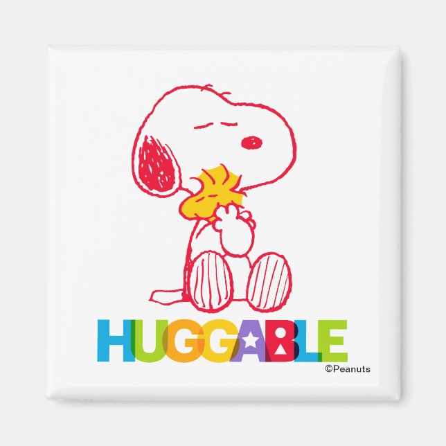 Íman Amendoins | Snoopy & Woodstock Huggable (Frente)