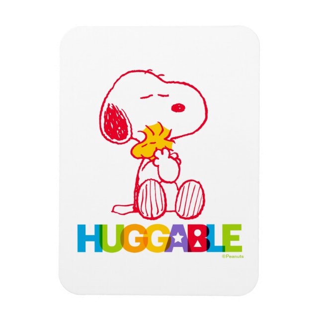 Íman Amendoins | Snoopy & Woodstock Huggable (Vertical)