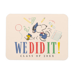 Íman Amendoins Snoopy Woodstock Nós Conseguimos Diploma