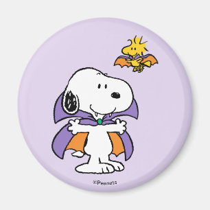 Íman Amendoins Snoopy Woodstock Vampiro Halloween