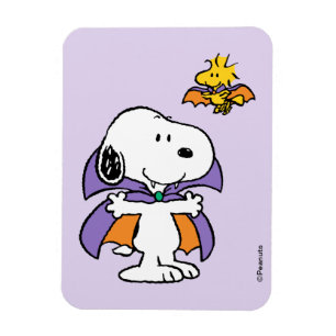 Íman Amendoins Snoopy Woodstock Vampiro Halloween