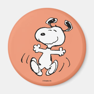 Íman Amendoins   Uma dança feliz snoopy