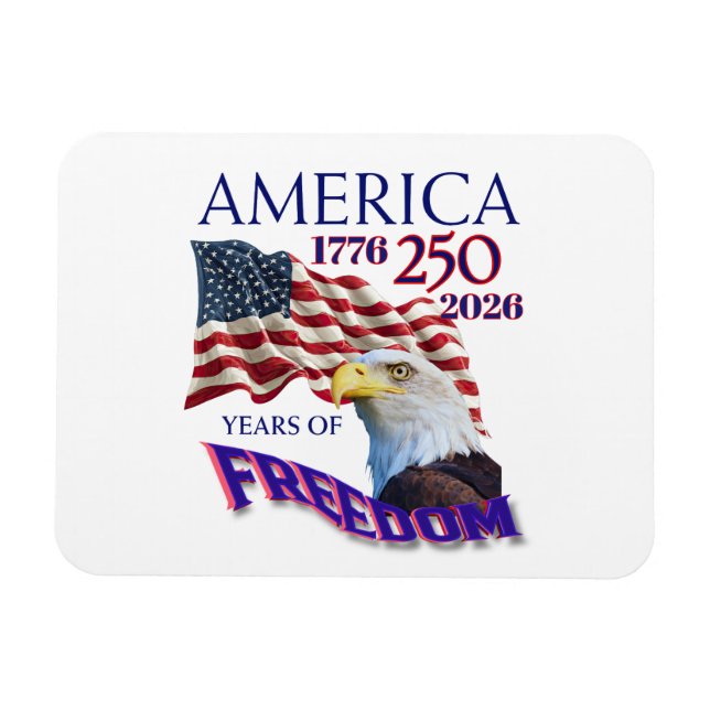 Íman América 250 Anos de Liberdade (Horizontal)