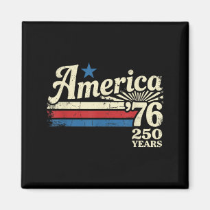Íman América 76 Retro 250 Anos 1776 2026 250º