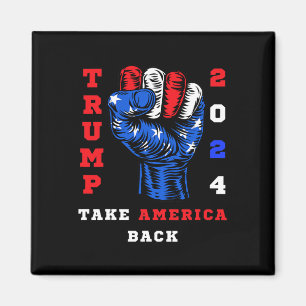 Íman América Apoia Trump 2024 Maga Republicanos Patriót